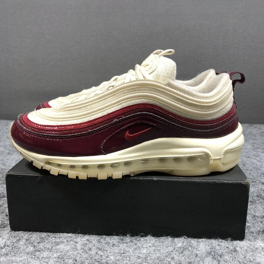 Nike Women's Air Max 97 DQ8582-600 Dark Beetroot/Coconut Milk Size 8.5